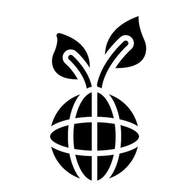 Estilo del icono de sostenibilidad del diseño vectorial