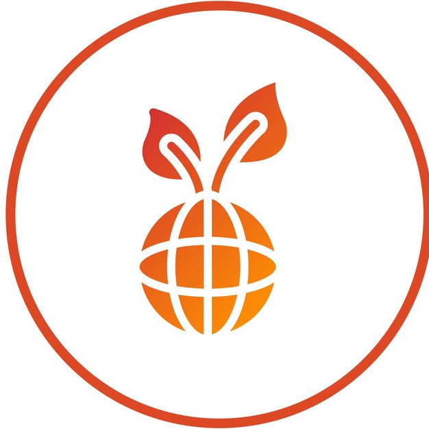 Estilo del icono de sostenibilidad del diseño vectorial
