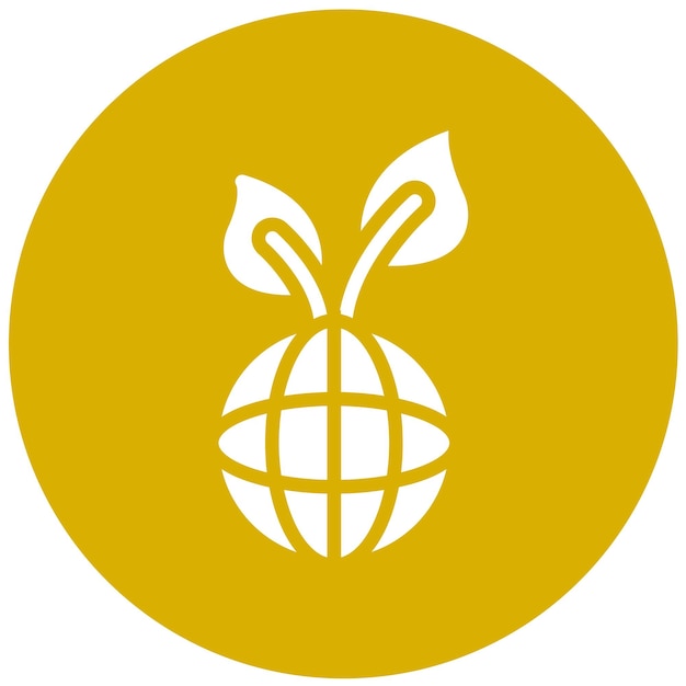 Estilo del icono de sostenibilidad del diseño vectorial