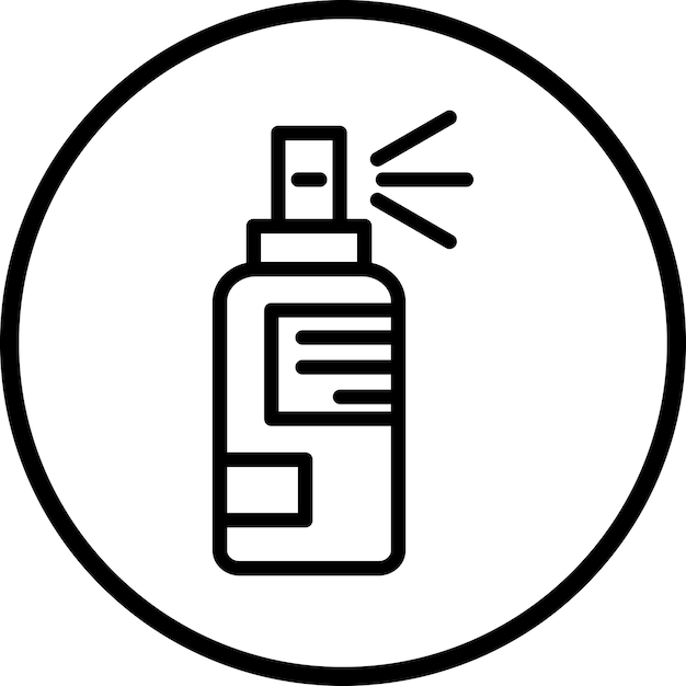 Estilo del icono del spray para el cabello