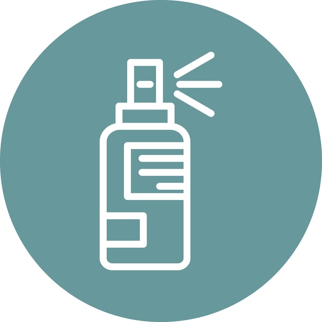 Estilo del icono del spray para el cabello