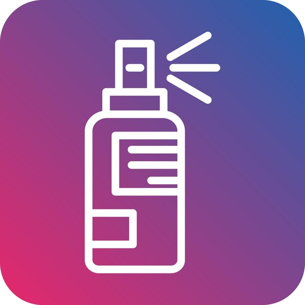 Estilo del icono del spray para el cabello