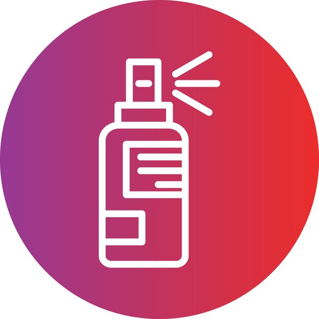 Estilo del icono del spray para el cabello