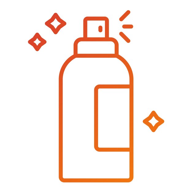 Estilo del icono del spray para el cabello