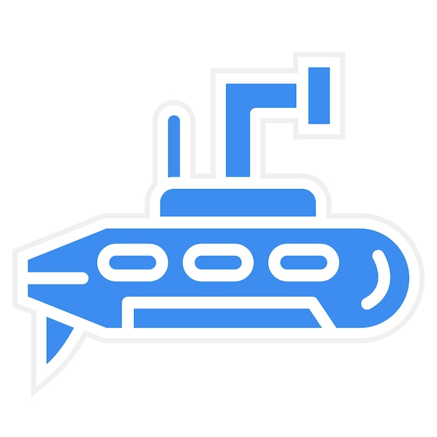 Estilo de icono de submarino del ejército