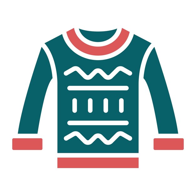 Estilo del icono de la sudadera de diseño vectorial