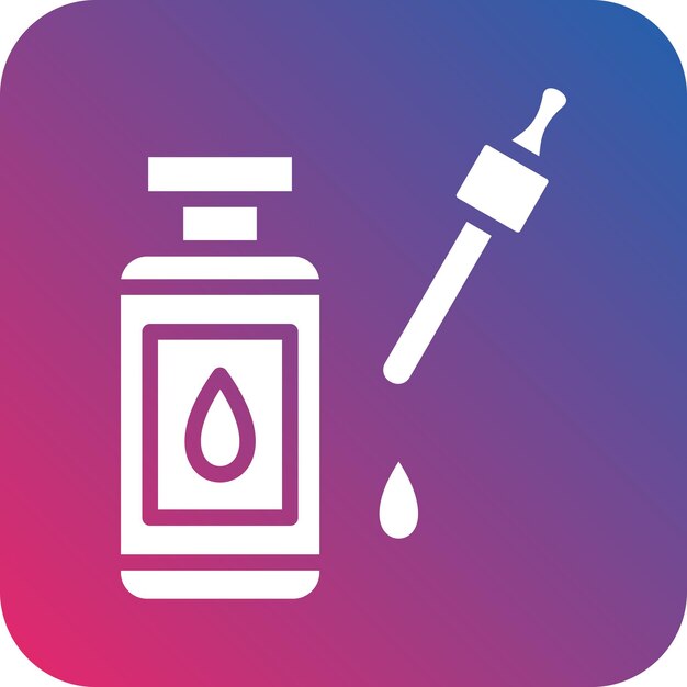 Estilo del icono del suero