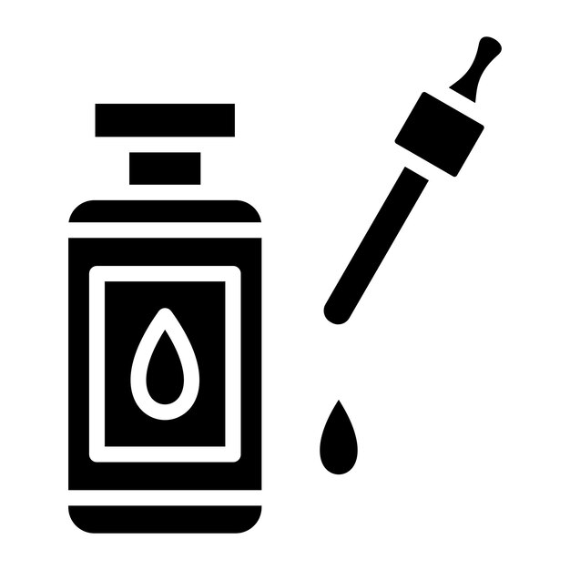 Estilo del icono del suero