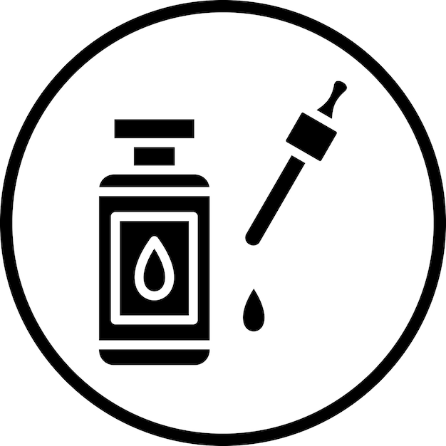 Estilo del icono del suero