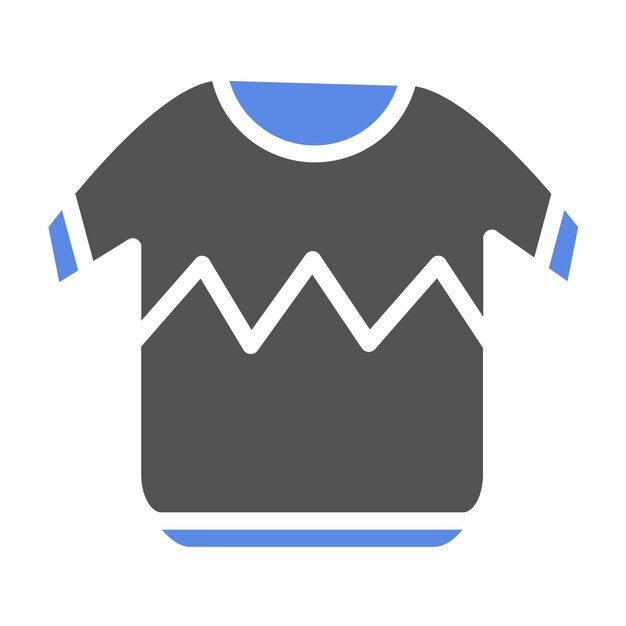 Estilo del icono del suéter de diseño vectorial