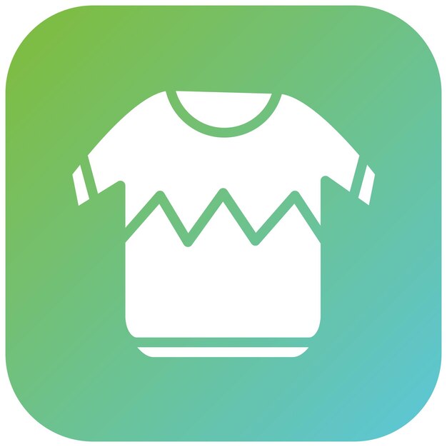 Estilo del icono del suéter de diseño vectorial
