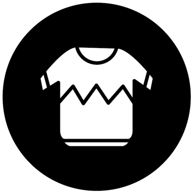Estilo del icono del suéter de diseño vectorial