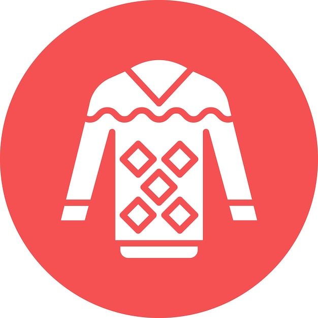Estilo del icono del suéter
