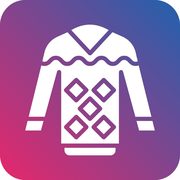Estilo del icono del suéter