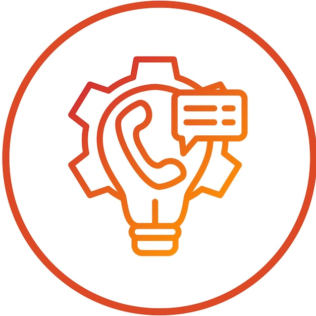 Estilo del icono de sugerencia de diseño vectorial