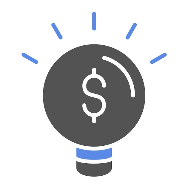 Estilo del icono de la sugerencia de diseño vectorial