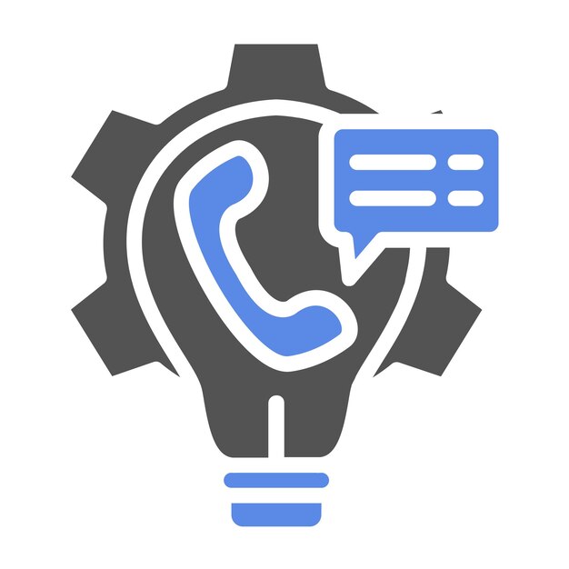 Estilo del icono de sugerencia de diseño vectorial