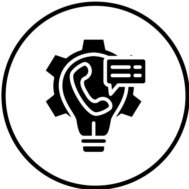 Estilo del icono de sugerencia de diseño vectorial