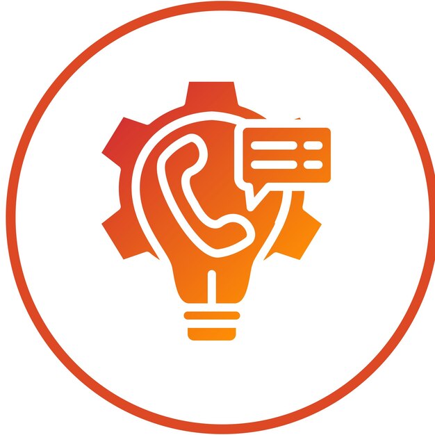 Estilo del icono de sugerencia de diseño vectorial