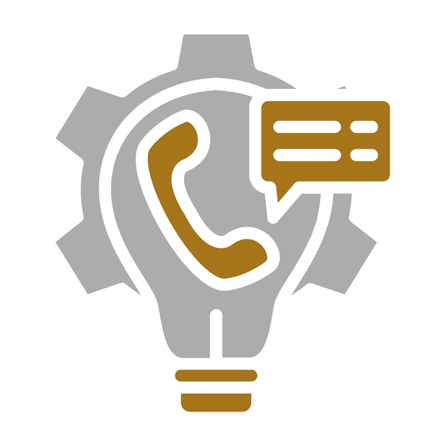 Estilo del icono de sugerencia de diseño vectorial