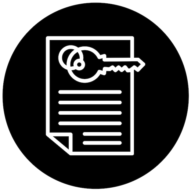 Estilo del icono del sujeto de datos de diseño vectorial