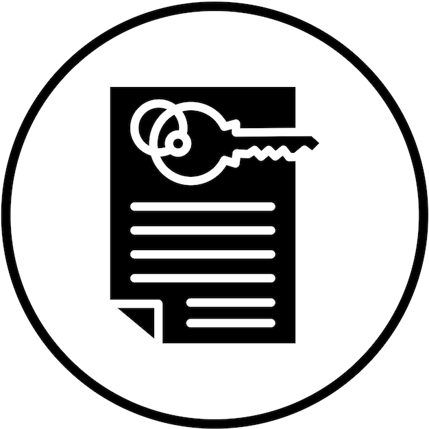 Estilo del icono del sujeto de datos de diseño vectorial