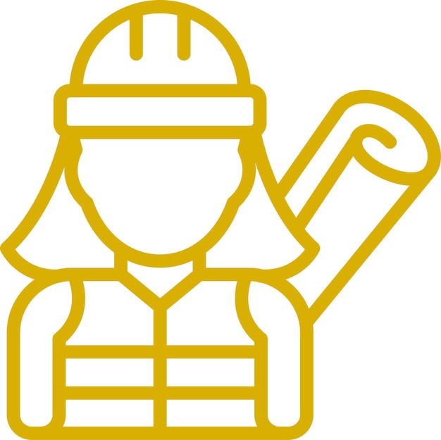 Estilo del icono del supervisor del sitio de diseño vectorial