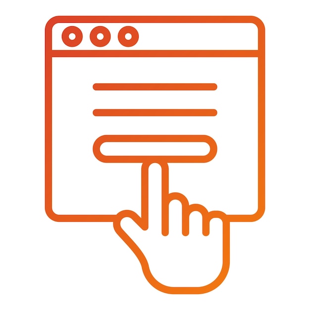 Estilo de icono de suscripción de diseño vectorial