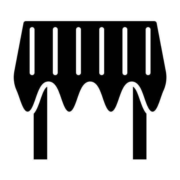 Estilo del icono de la tabla de la bandeja de diseño vectorial