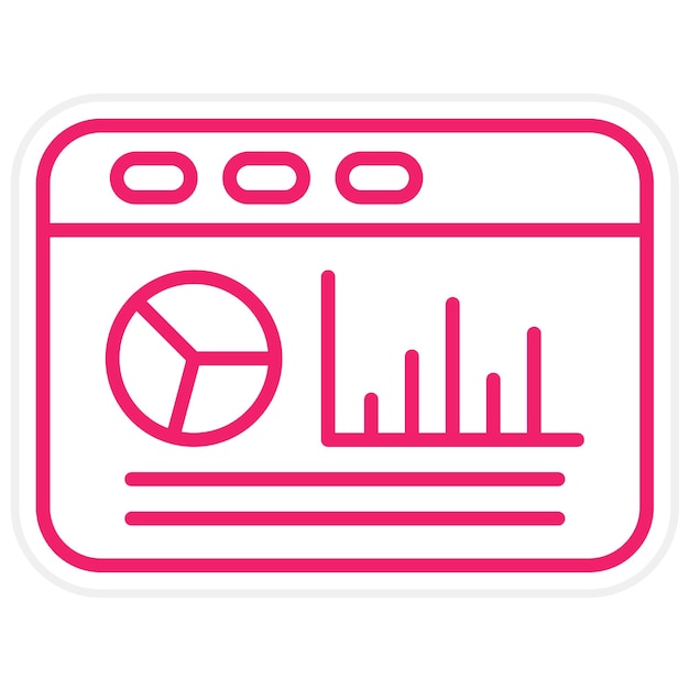 Estilo del icono del tablero de diseño vectorial