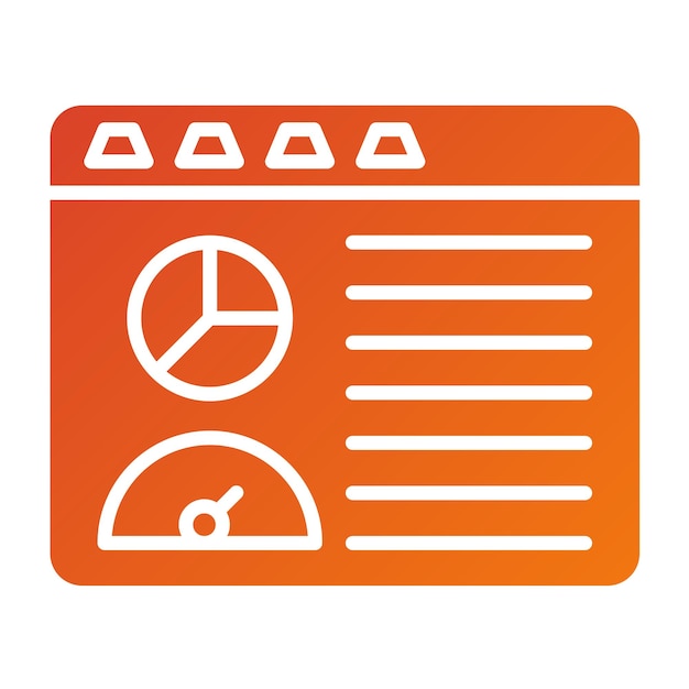 Estilo del icono del tablero de diseño vectorial