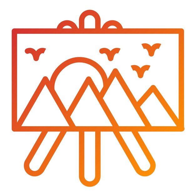 Estilo de icono de tablero de diseño vectorial