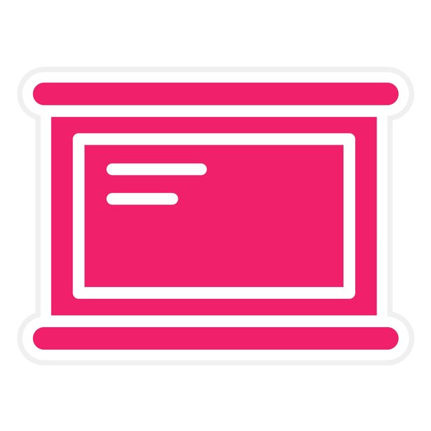 Estilo de icono de tablero de diseño vectorial
