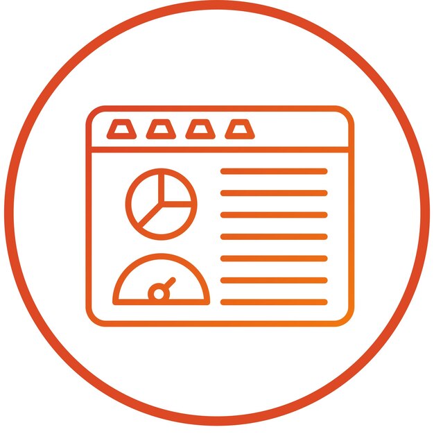 Estilo del icono del tablero de diseño vectorial