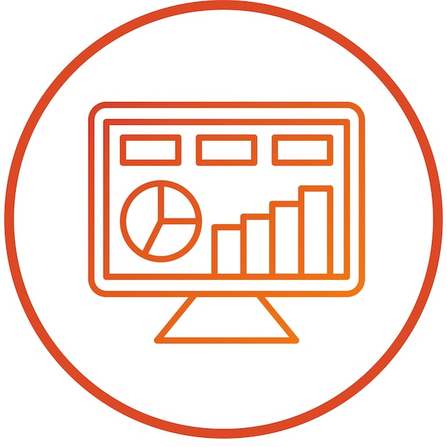 Estilo del icono del tablero de diseño vectorial