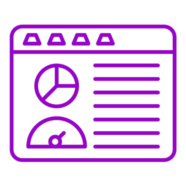 Estilo del icono del tablero de diseño vectorial