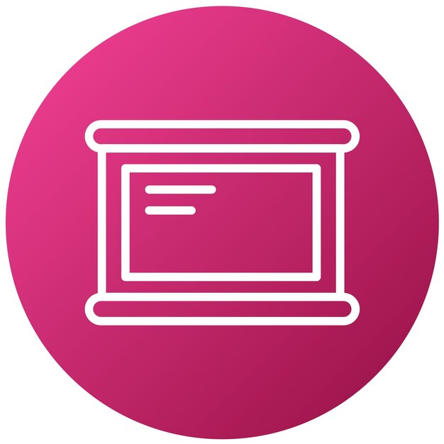 Estilo de icono de tablero de diseño vectorial