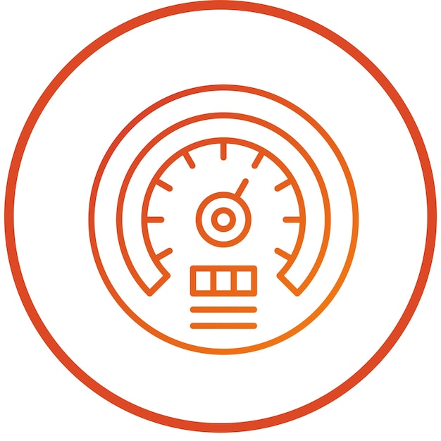 Estilo del icono del tacómetro