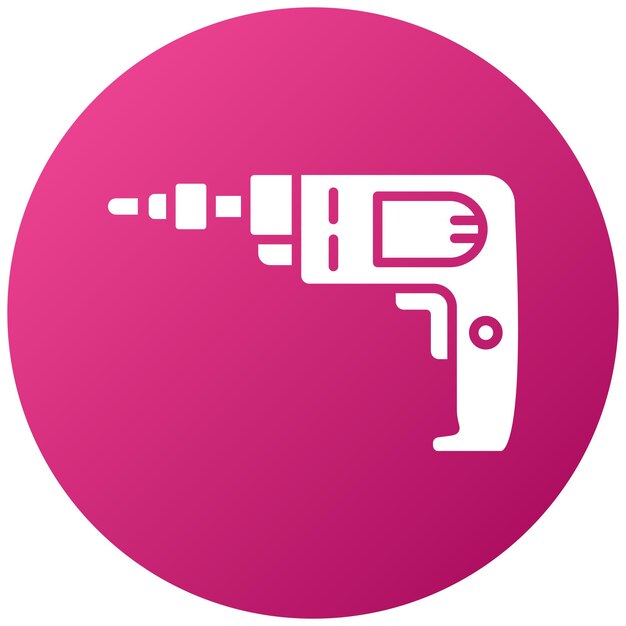 Estilo del icono del taladro manual