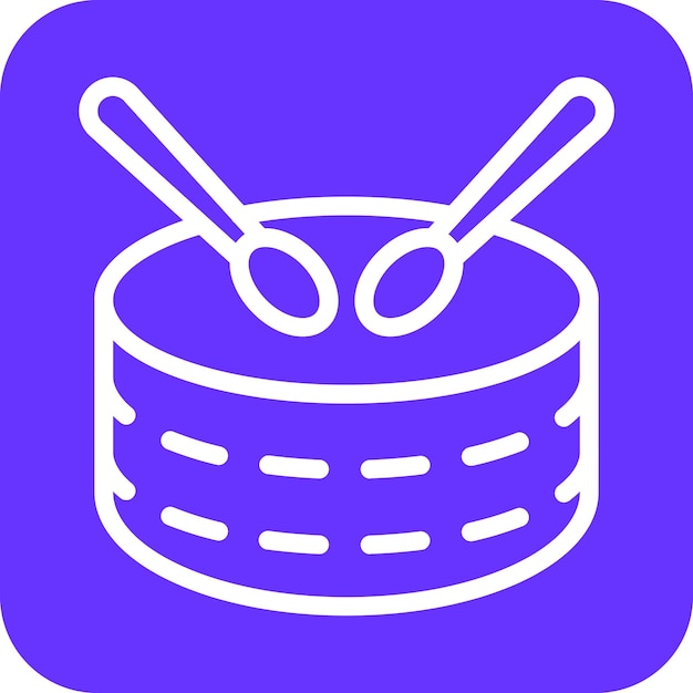 Estilo del icono del tambor