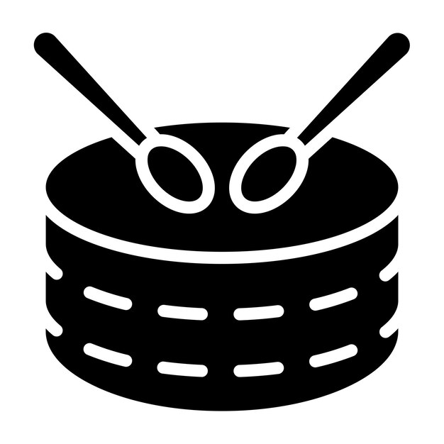 Estilo del icono del tambor