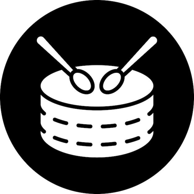 Estilo del icono del tambor