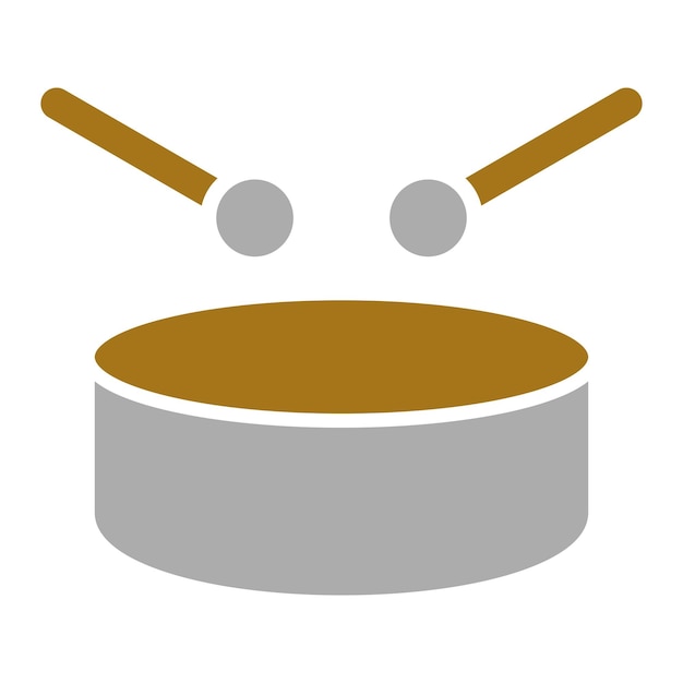 Estilo del icono del tambor