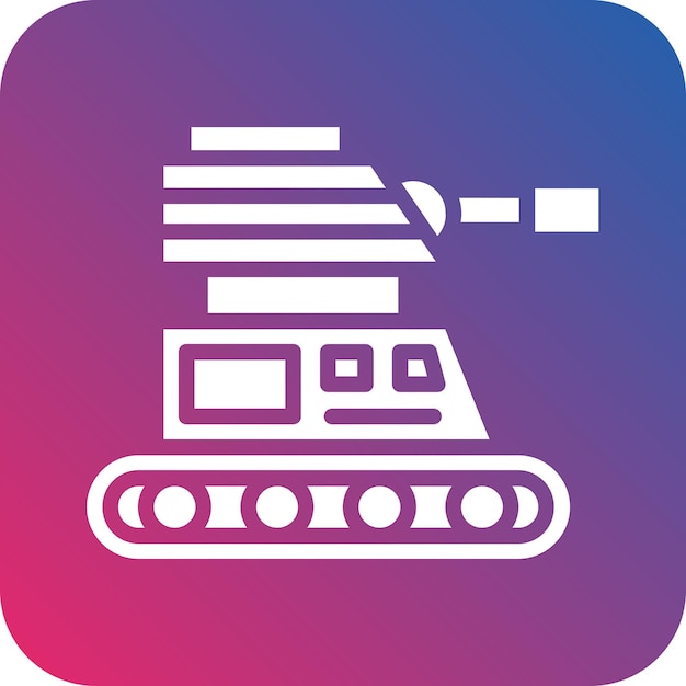 Estilo del icono del tanque del ejército