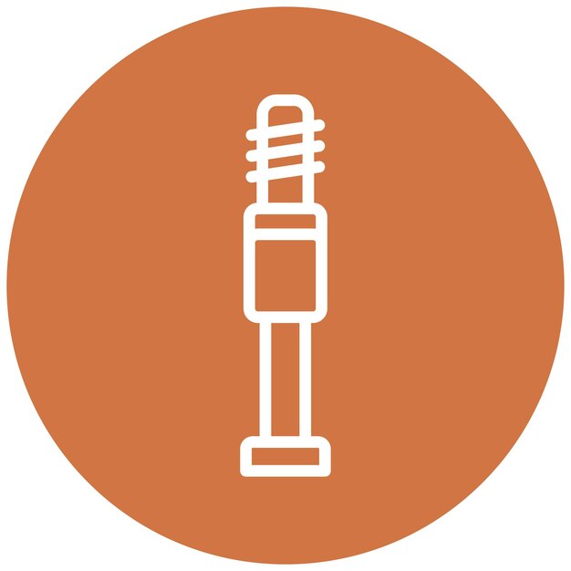 Estilo del icono de la tapa de la válvula de diseño vectorial