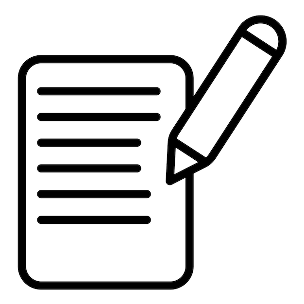 Estilo del icono de la tarea de diseño vectorial
