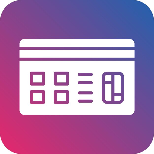 Estilo del icono de la tarjeta de crédito