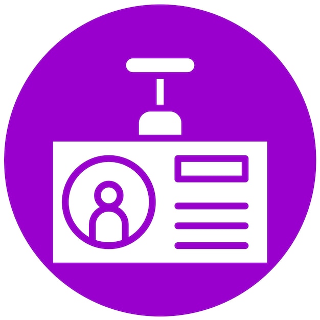 Estilo del icono de la tarjeta de diseño vectorial
