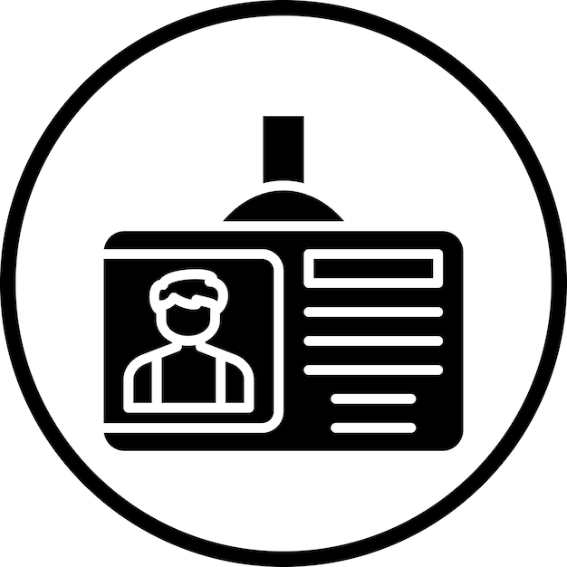 Estilo del icono de la tarjeta de identificación