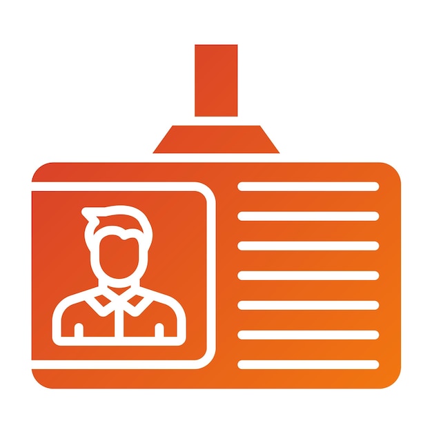 Estilo del icono de la tarjeta de identificación